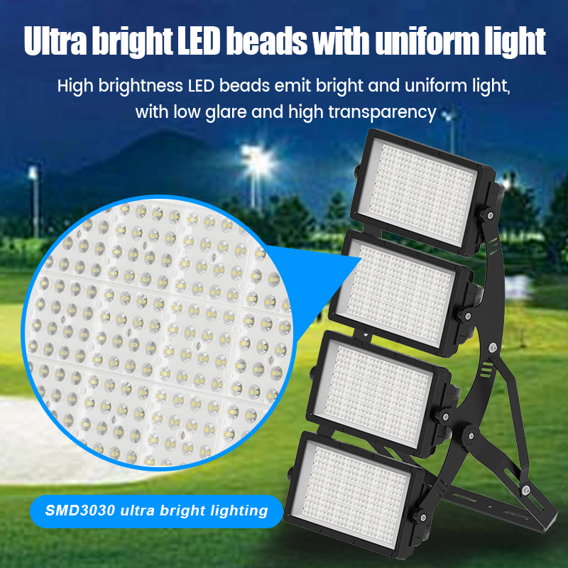 Super Bright 200W-400W LED Flood Lighting Waterproof IP65 IP67 SMD Aluminum Lamp Body for Football Stadium Outdoor Flood Lights