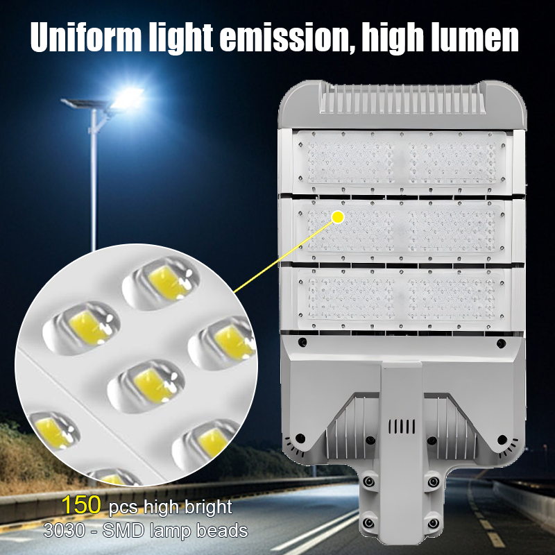 High Brightness SMD3030 Aluminum Waterproof IP65 LED Solar Street Light Module 30W 50W 80W 100W 120W 150W 200W Solar Road Lamp