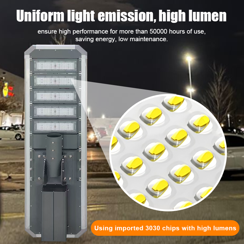Outdoor Waterproof IP65 Aluminum 150W-400W Radar Sensor LED Solar Street Light with Remote Control for Road Application