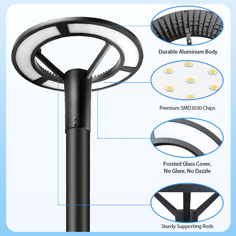 Modern Outdoor Led Garden Light LED Outdoor Lighting ABS Garden Light Waterproof Lamp for Patio Pathway Landscape