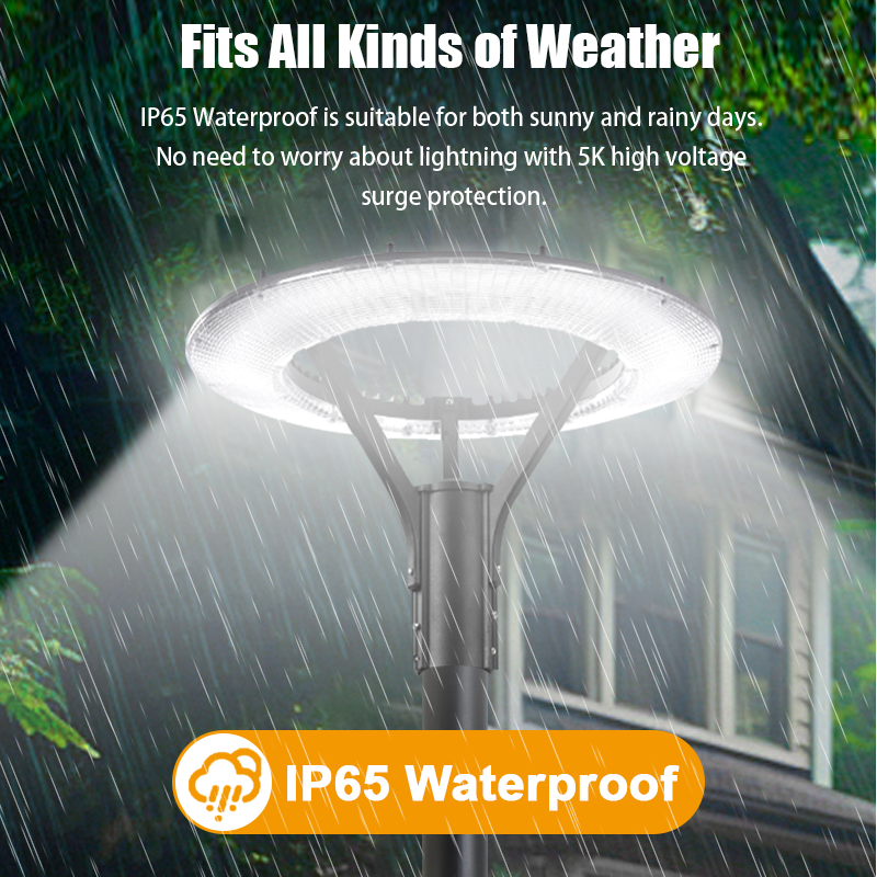 Round Shape Aluminium LED Garden Light with or Without Motion Sensor, Outdoor Garden Light with Waterproof IP66