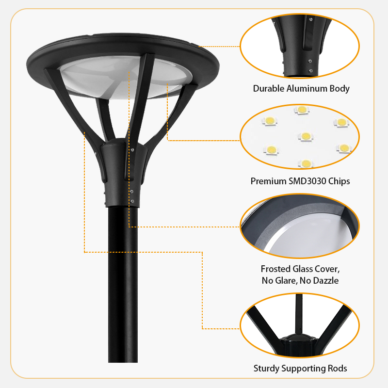 High Quality Solar and LED Street Lights All in One Outdoor Lighting with Amber Light Option for Home Street Projects