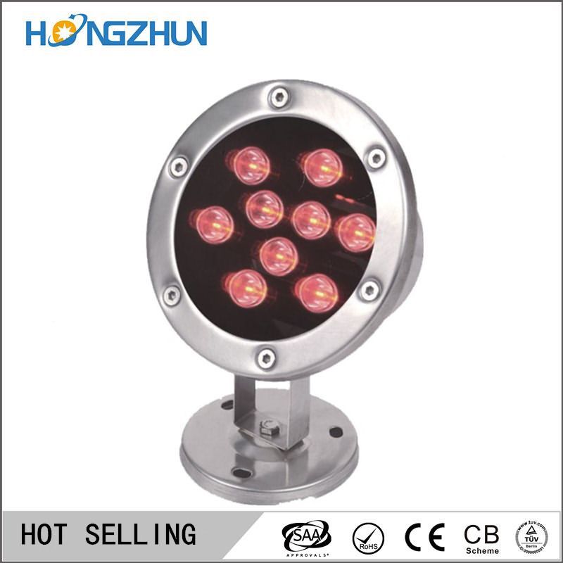 9w stainless steel body  wasser licht water light IP68  with long lifespan