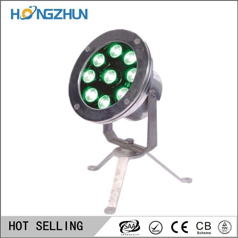 9w stainless steel body  wasser licht water light IP68  with long lifespan