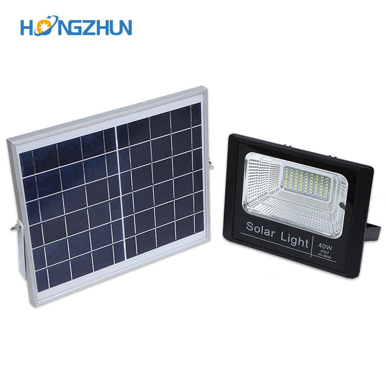 Solar panel Solar system light fixture 25w 40w flood led lights for home