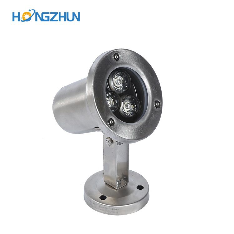 3w led underwater lights stainless steel 304 materials IP68 3years warranty