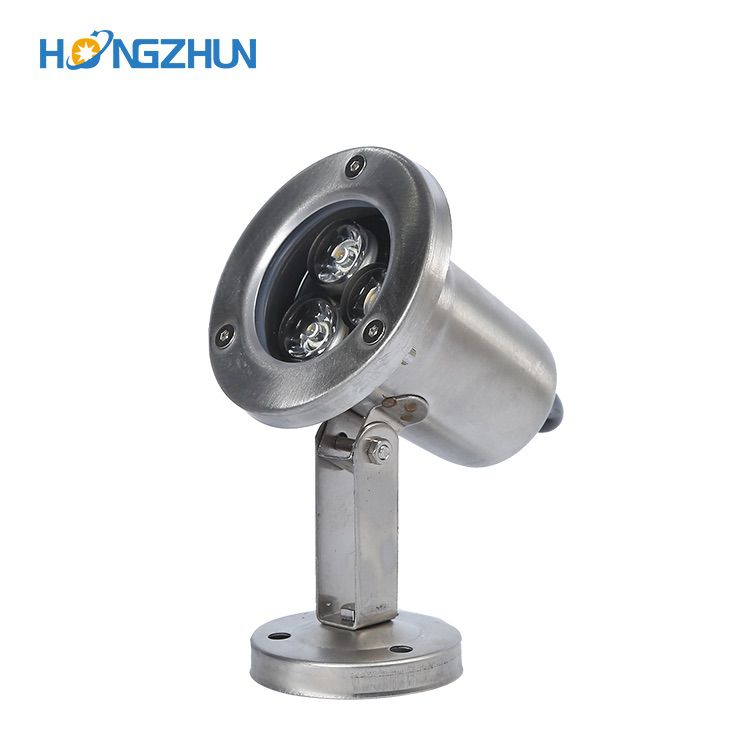 3w led underwater lights stainless steel 304 materials IP68 3years warranty