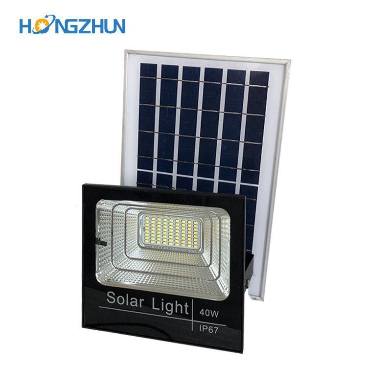 Outdoor solar security lights 40w 60w 100w 200w flood lights direct  manufacturer from Guangdong China