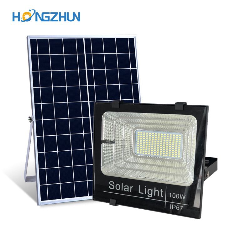 Outdoor solar security lights 40w 60w 100w 200w flood lights direct  manufacturer from Guangdong China