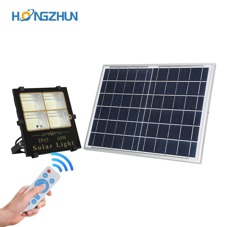 High power 50w 80w 150w 200w 300w solar security lights dusk to dawn led flood lamp