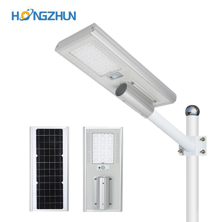 New type 50W-150W 120LM/W all in one solar street light  with good factory price