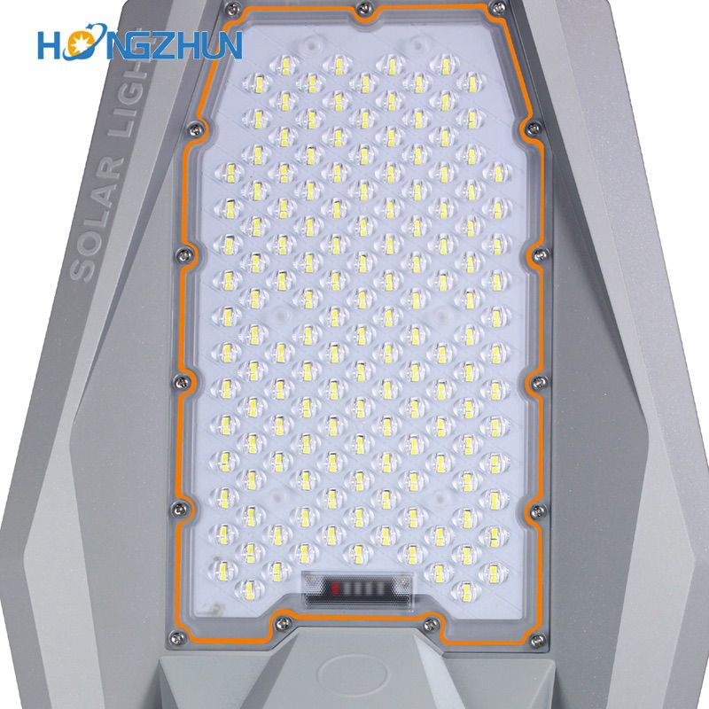 high quality 100w 200w 300w 400w led solar street light Light Control +time control solar commercial street light