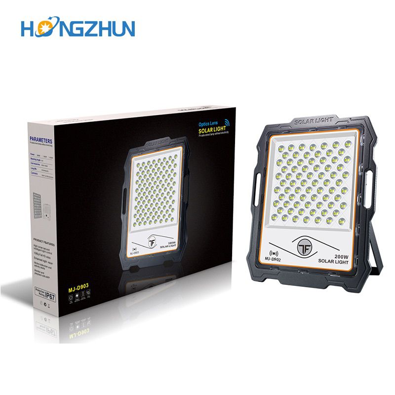 IP65 Waterproof Outdoor SMD monitoring cctv camera 100w 200w 300W 400W solar led flood light