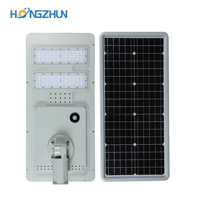 all in one solar street light 120W high Lumen solar powered led street light with auto intensity control