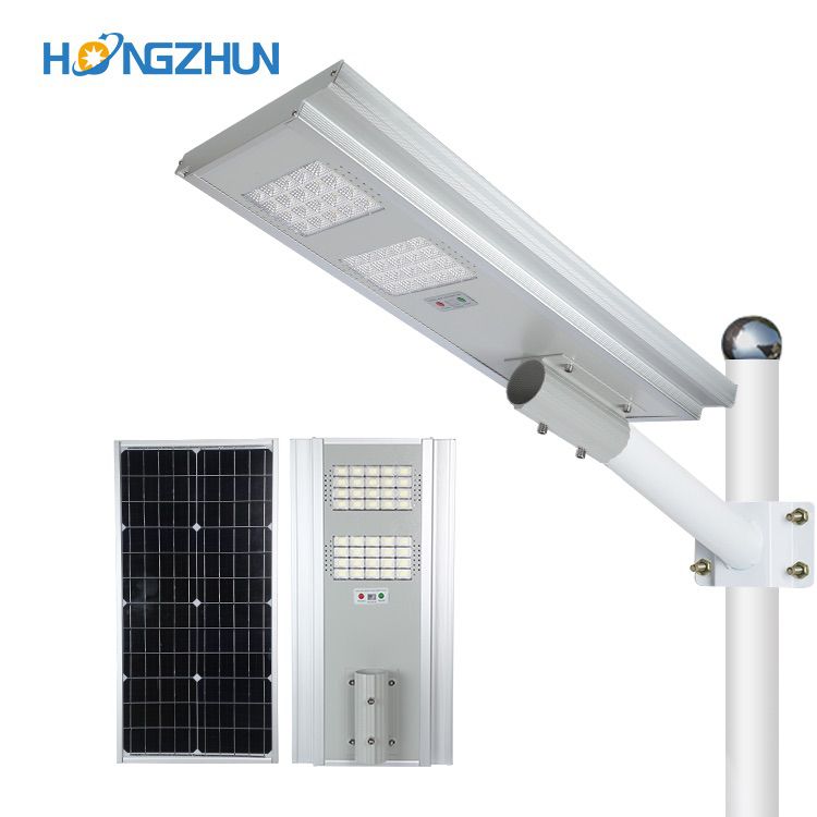 all in one solar street light 100watts led street light high lumen best quality