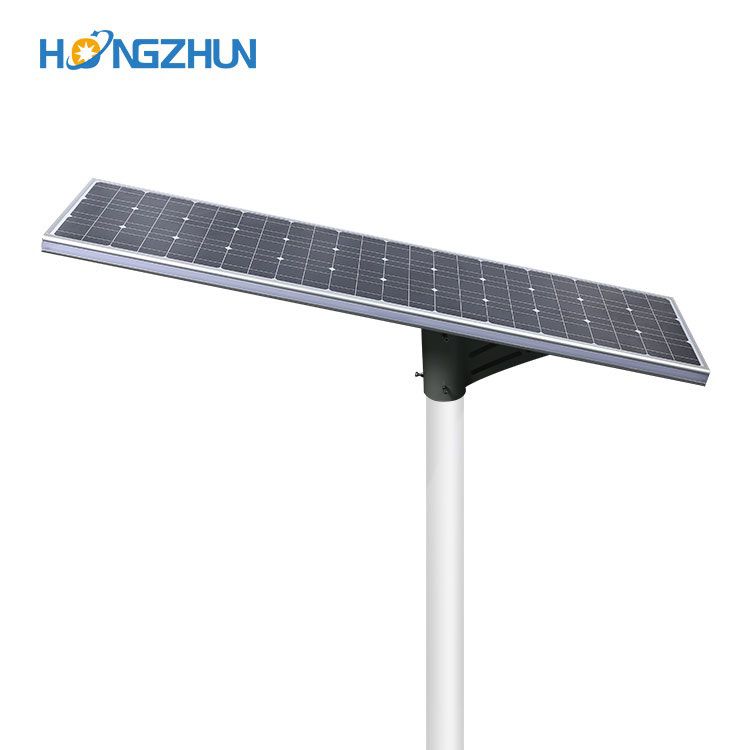 100w all in one solar LED street light high lumen big solar panel best quality