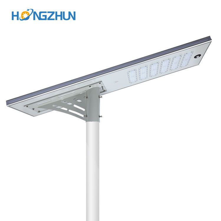 100w all in one solar LED street light high lumen big solar panel best quality