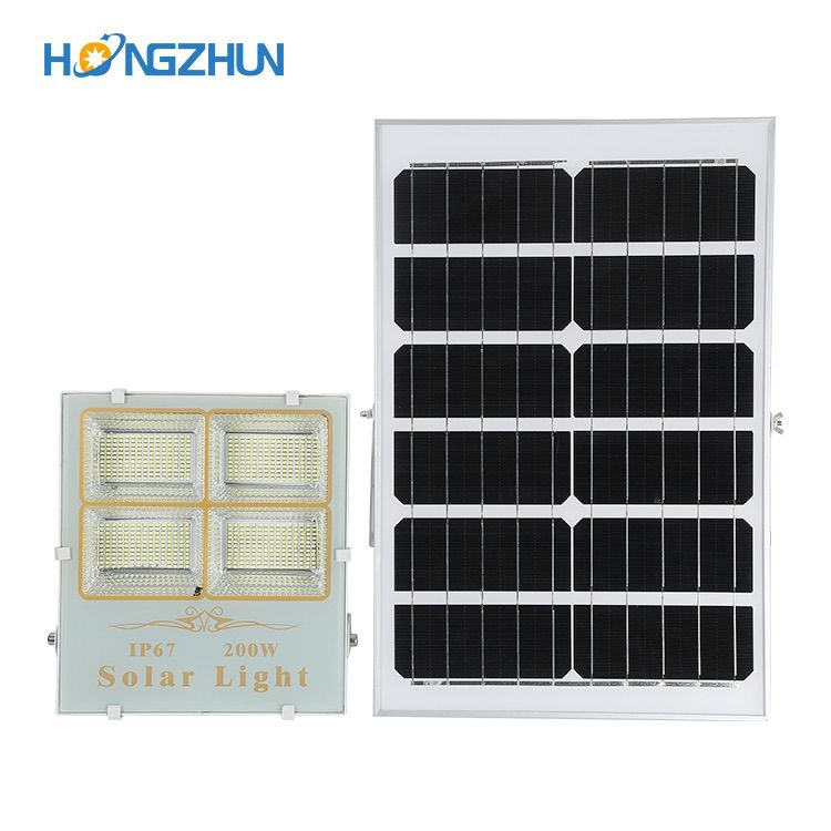 High brightness with remote control outdoor ip65 200w solar led flood light prices led projector