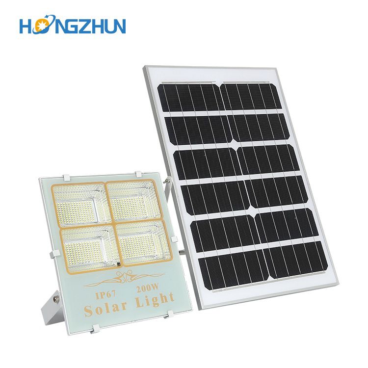 High brightness with remote control outdoor ip65 200w solar led flood light prices led projector