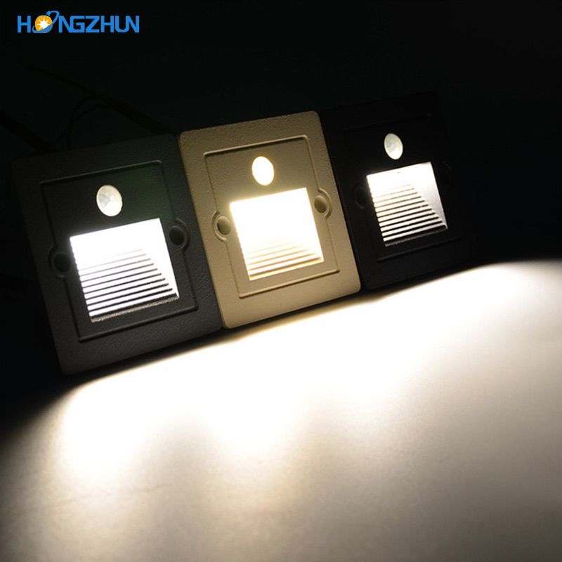 3W motion sensor side staircase led stair wall light