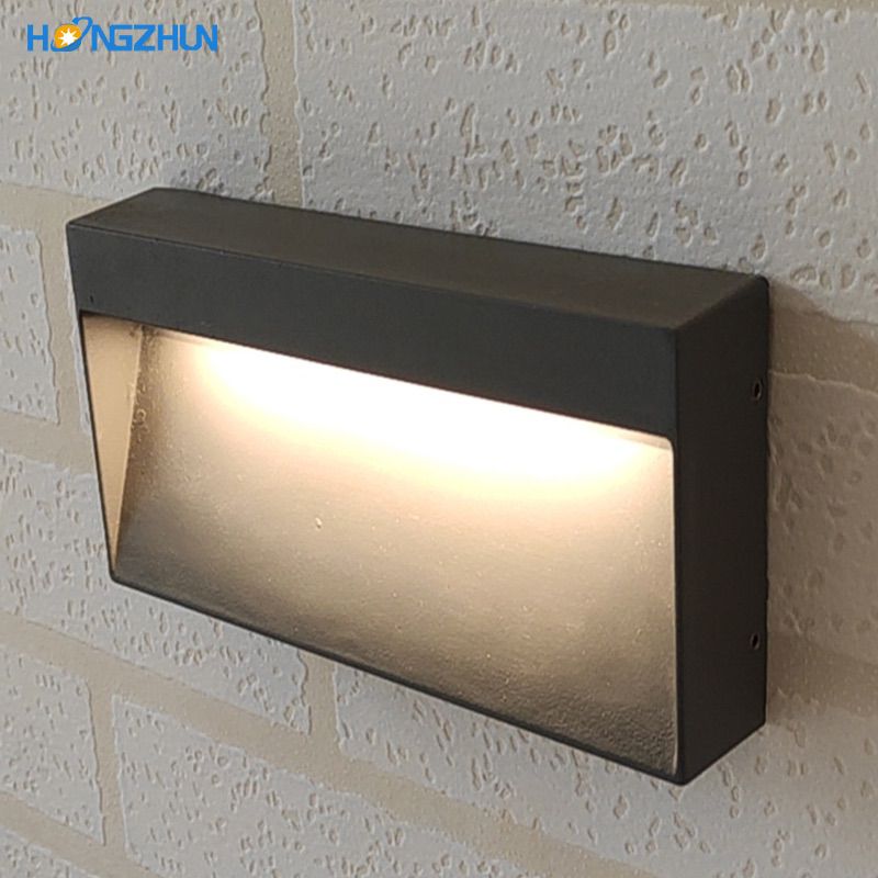 Outdoor recessed led step light IP65 wall lamp