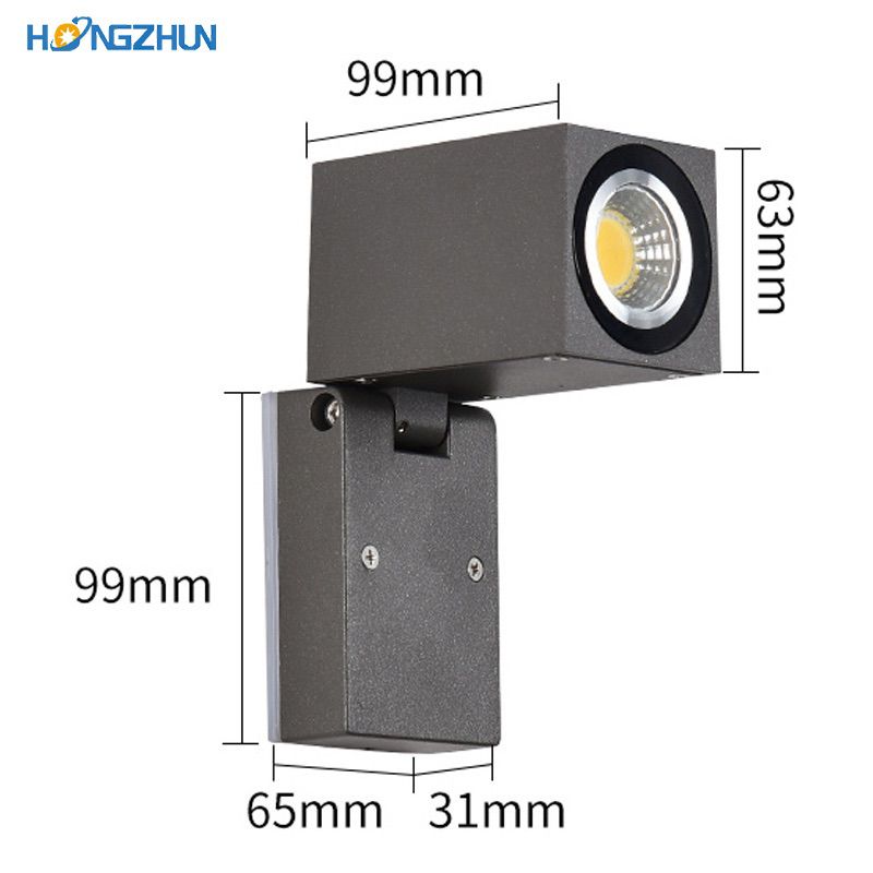 outdoor waterproof IP65 5w LED wall lamp