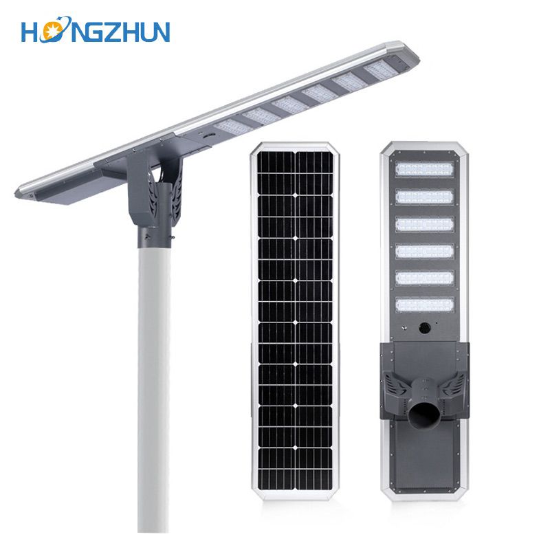 Smart motion sensor outdoor waterproof IP65 integrated all in one led solar street light 80W