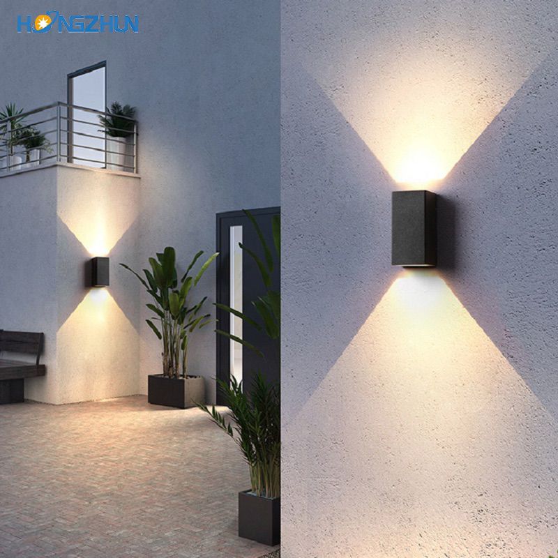 Modern outdoor 3w led wall lamp up and down wall surface mount light