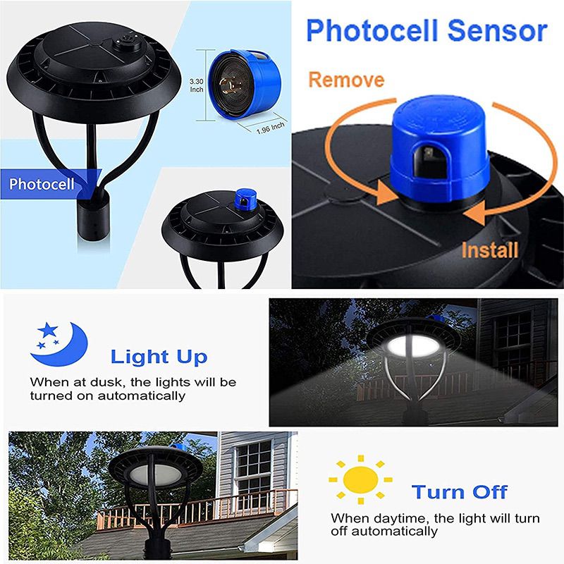 High Brightness SMD3030 LED garden lights with outdoor sensor