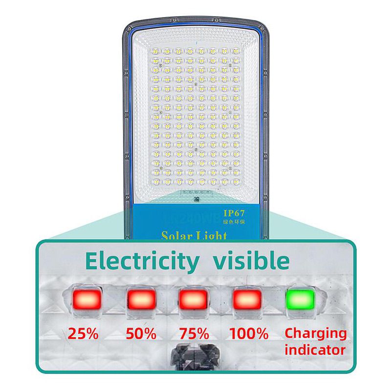 Factory price 100 watt led split solar street light outdoor waterpoof IP66 housing lighting