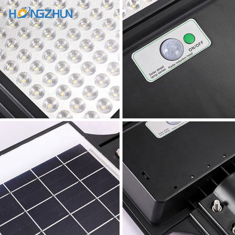 Super bright high quality all in one solar LED street light with remote control