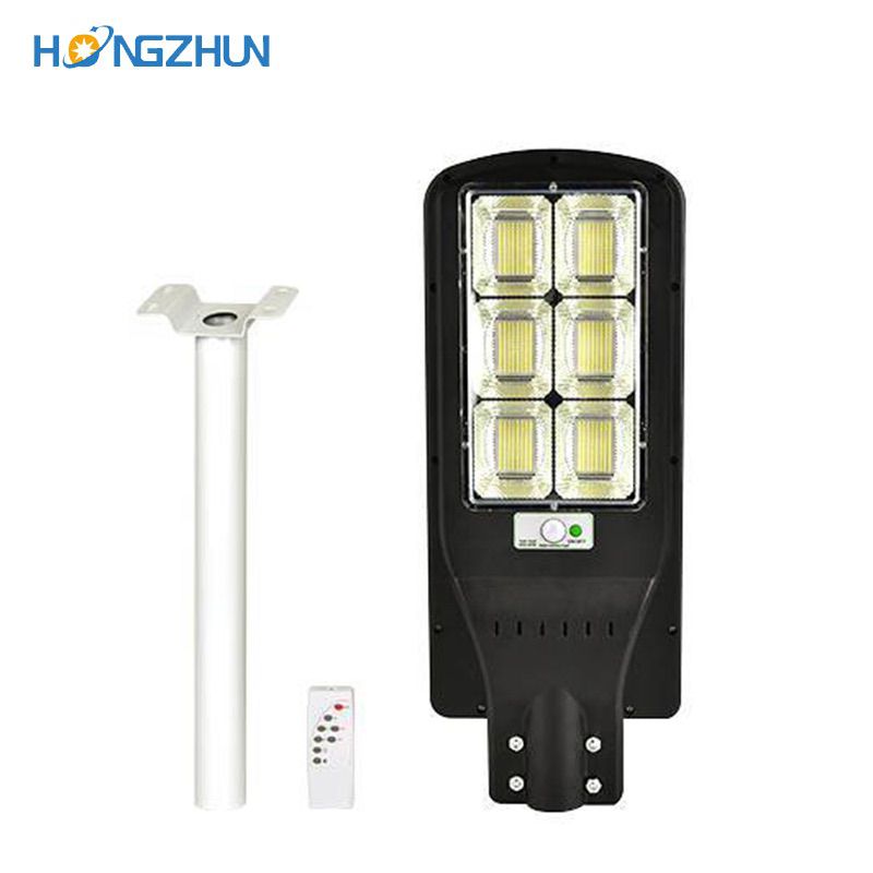  Large capacity lithium batteries integrated solar LED street light with ABS engineering shell