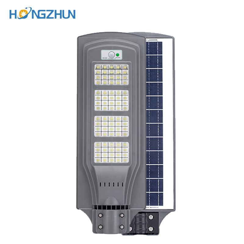 Dusk to dawn motion sensor waterproof solar street lamp monocrystalline panel lighting