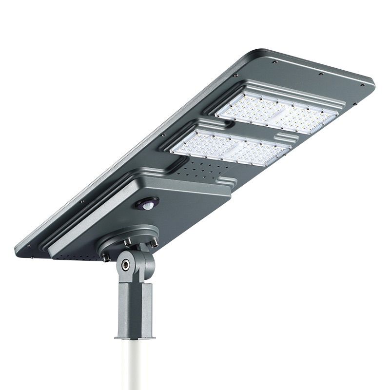 integrated solar street light IP65 waterproof with solar panel 130lmw chip lumen