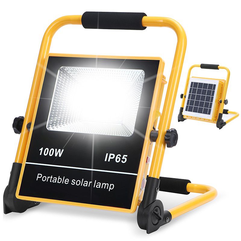 House portable Solar led outdoor lights high lumen  IP65 waterproof outdoor 150 w solar led flood light