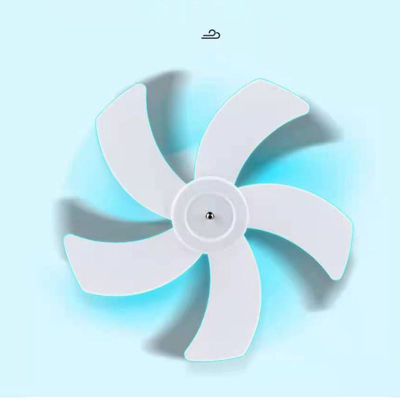 16 Inch Solar Fan With LED Lighting USB Rechargeable Mobile Phone Solar Electric Fan