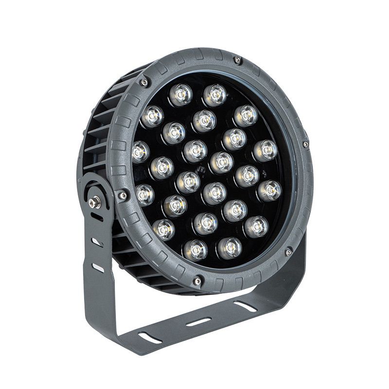 High-brightness round led flood light outdoor landscape lighting spotlight