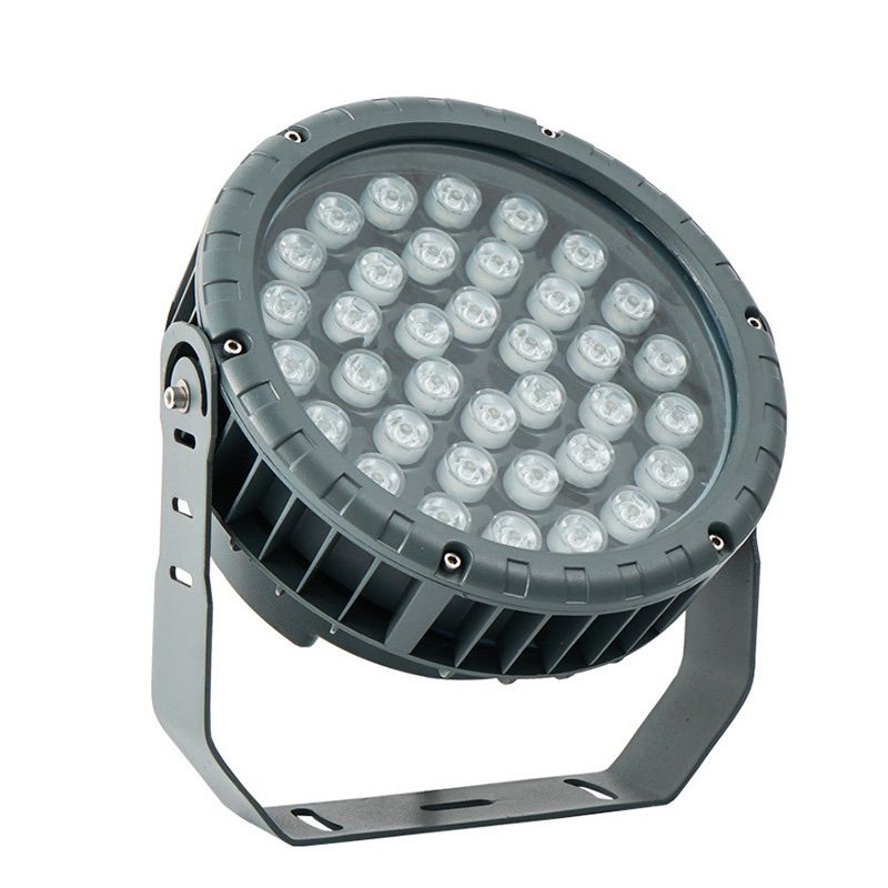 High-brightness round led flood light outdoor landscape lighting spotlight