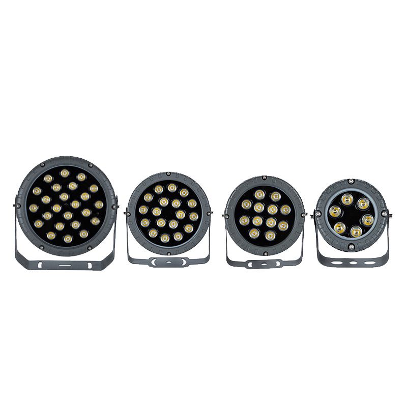 High-brightness round led flood light outdoor landscape lighting spotlight