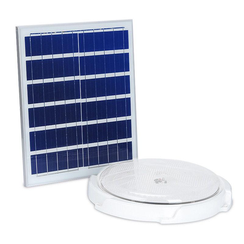 High Power 100w 120w Cold White Remote Control Led Solar Ceiling Light Indoor House