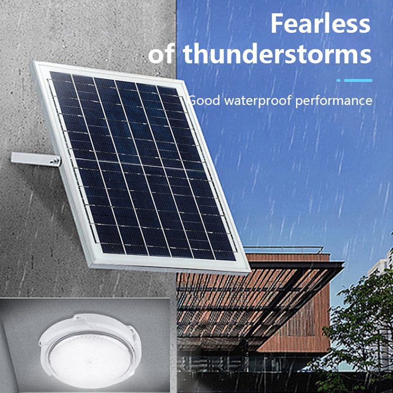 High Power 100w 120w Cold White Remote Control Led Solar Ceiling Light Indoor House