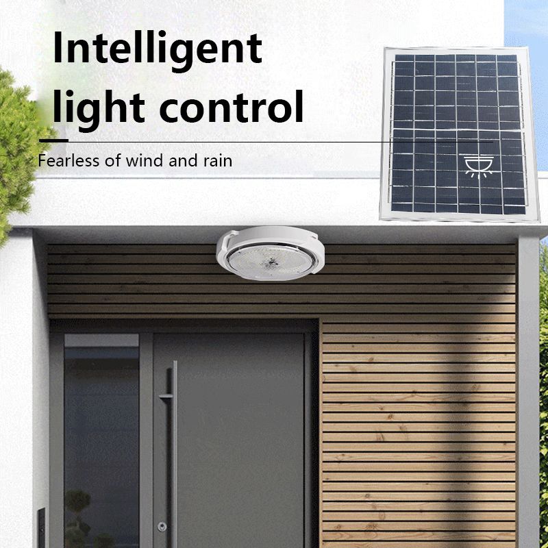 High Power 100w 120w Cold White Remote Control Led Solar Ceiling Light Indoor House