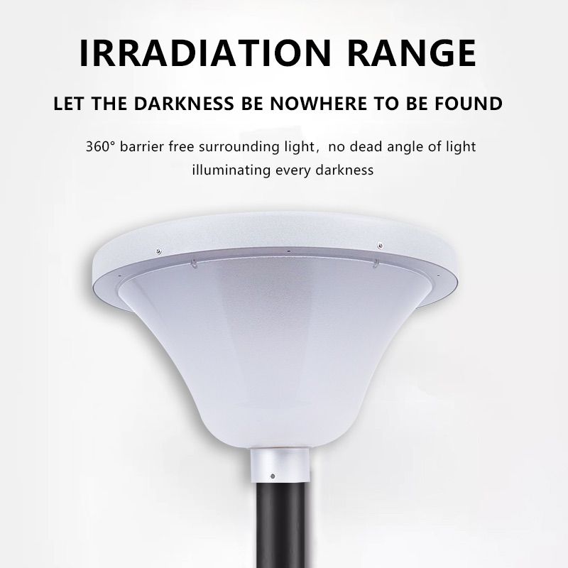 LED Solar Outdoor Garden Light 25W Circular Community Park Scenic Garden Street Lighting Solar Street Light