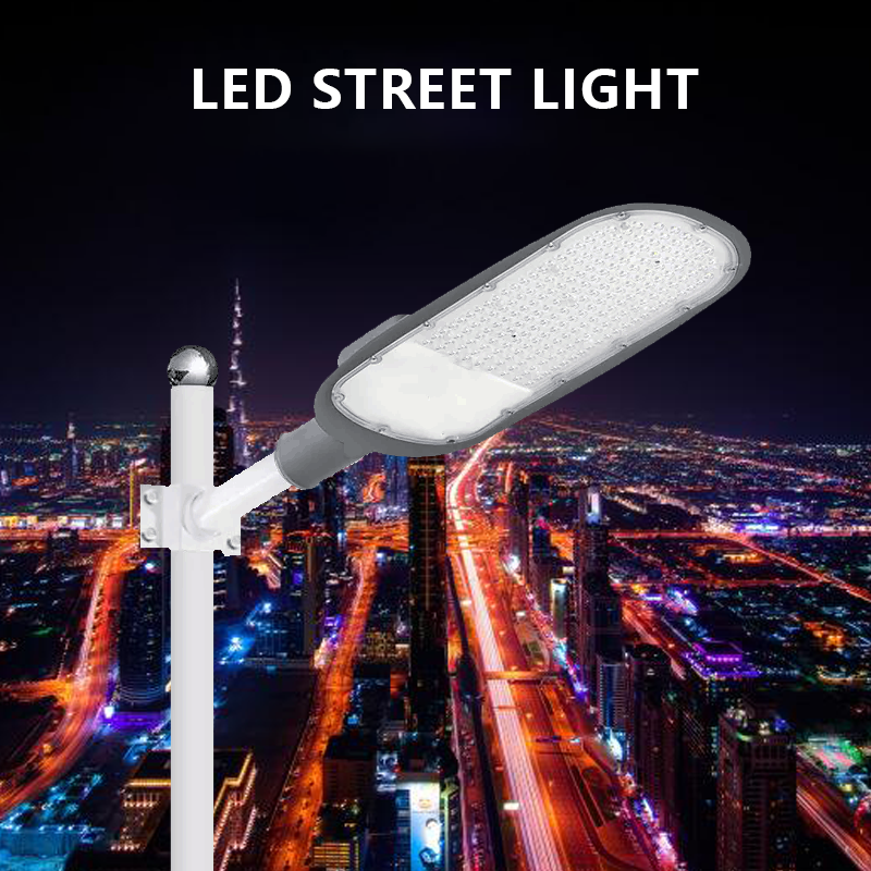 High Brightness Led Street Light Outdoor Waterproof Road Construction 50w Integrated Road Lamp