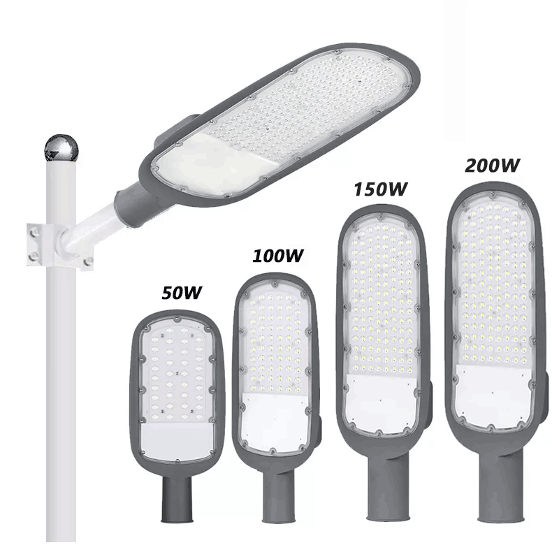 High Brightness Led Street Light Outdoor Waterproof Road Construction 50w Integrated Road Lamp