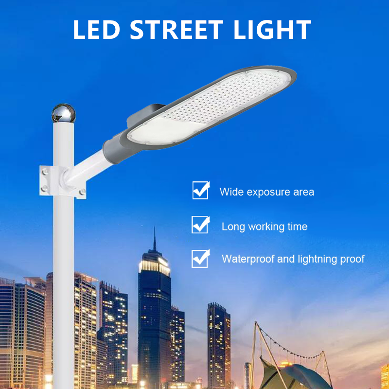 High Brightness Led Street Light Outdoor Waterproof Road Construction 50w Integrated Road Lamp