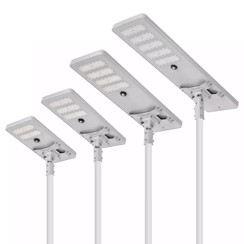 Outdoor Solar Street Light Aluminum All In One Waterproof  Outdoor IP65 100W 150W 200W 250W LED Solar Street Light