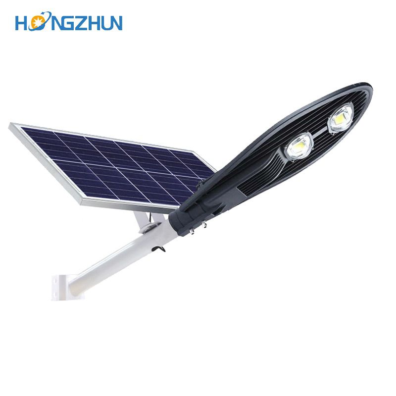 New rural LED integrated human body induction super bright high-power street lamp 100W solar street light