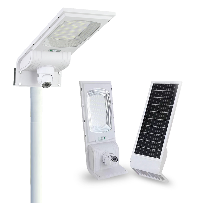 Super Brightness Outdoor SMD Chips Waterproof IP65 CCTV 50W 100W 150W Integrated LED Solar Street Light With Camera